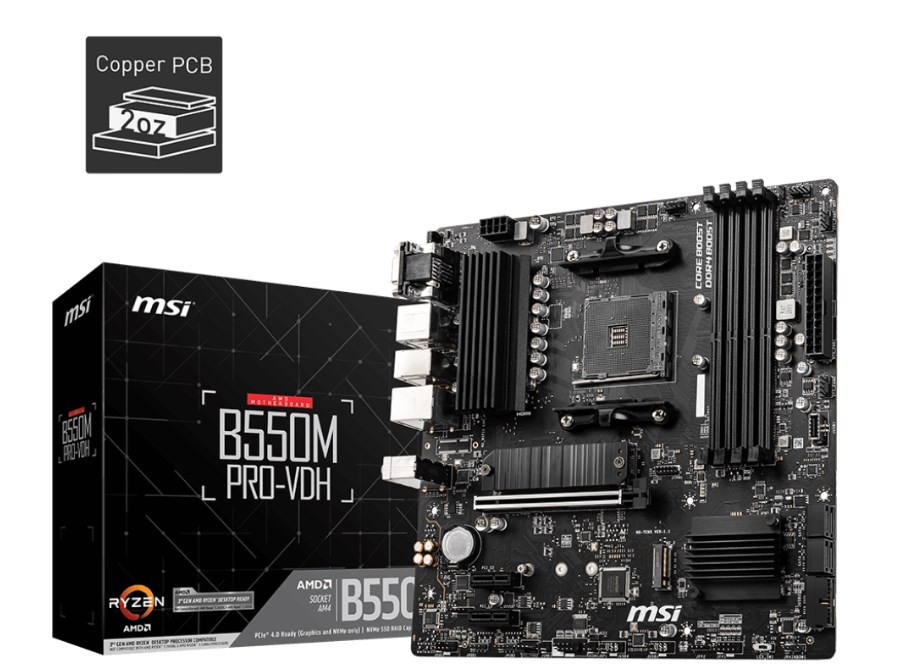 MSI B550M PRO VDH motherboard Shopee Philippines
