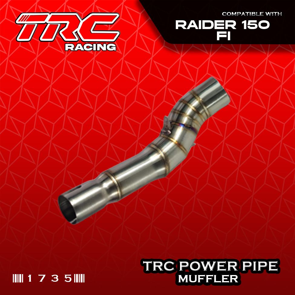 TRC Racing Power Pipe Muffler Exhaust for Raider 150 FI 1735 | Shopee ...