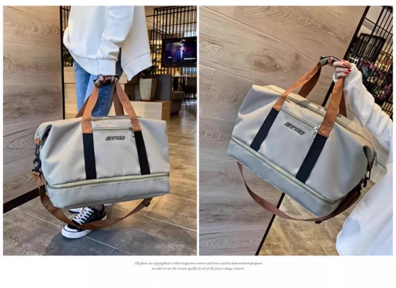 YoYo Travel Bag Women Men Korean Large Capacity Duffle Gym Sports ...