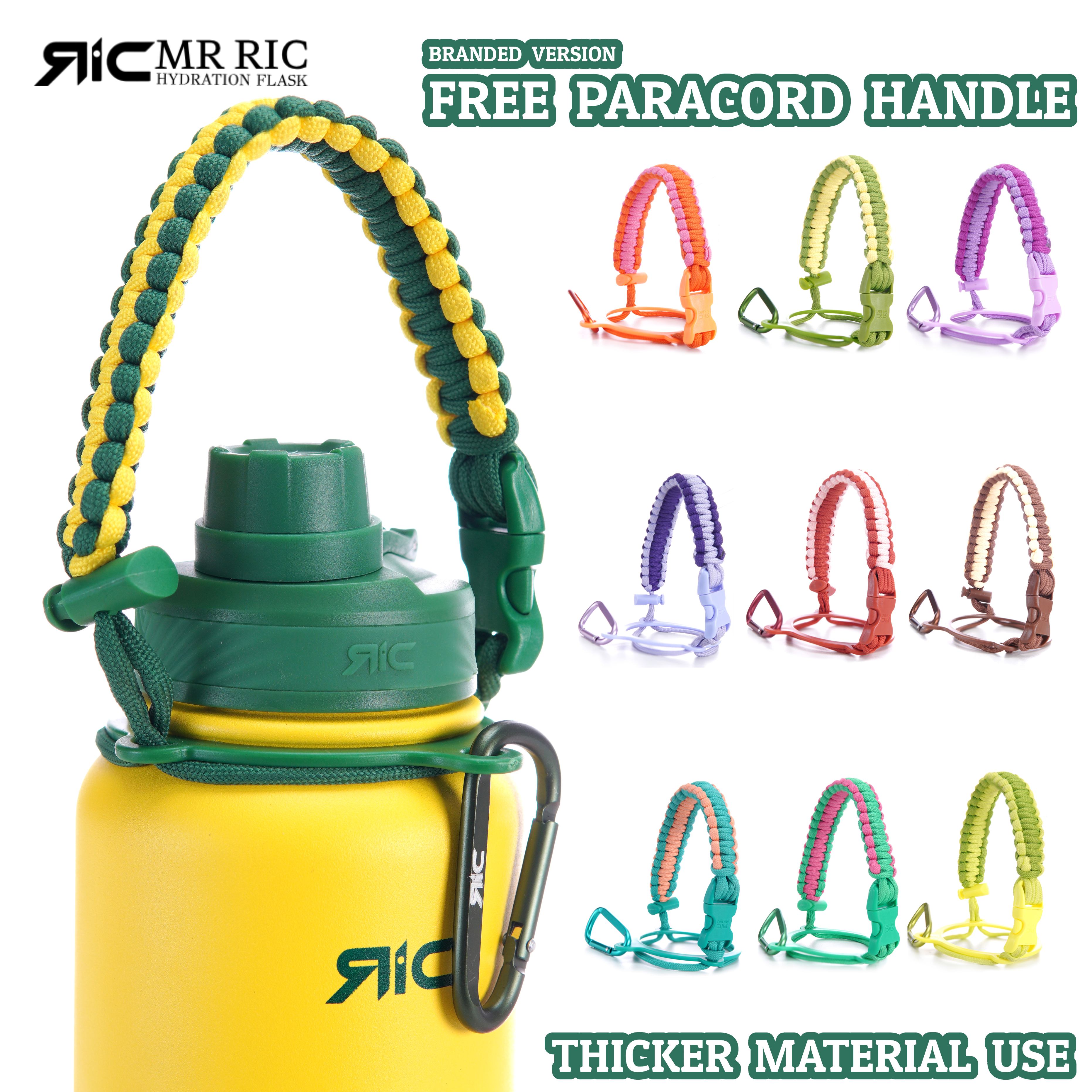 Mr Ric Fruit Harvest w/ Paracord Hydration Flask Stainless Steel ...