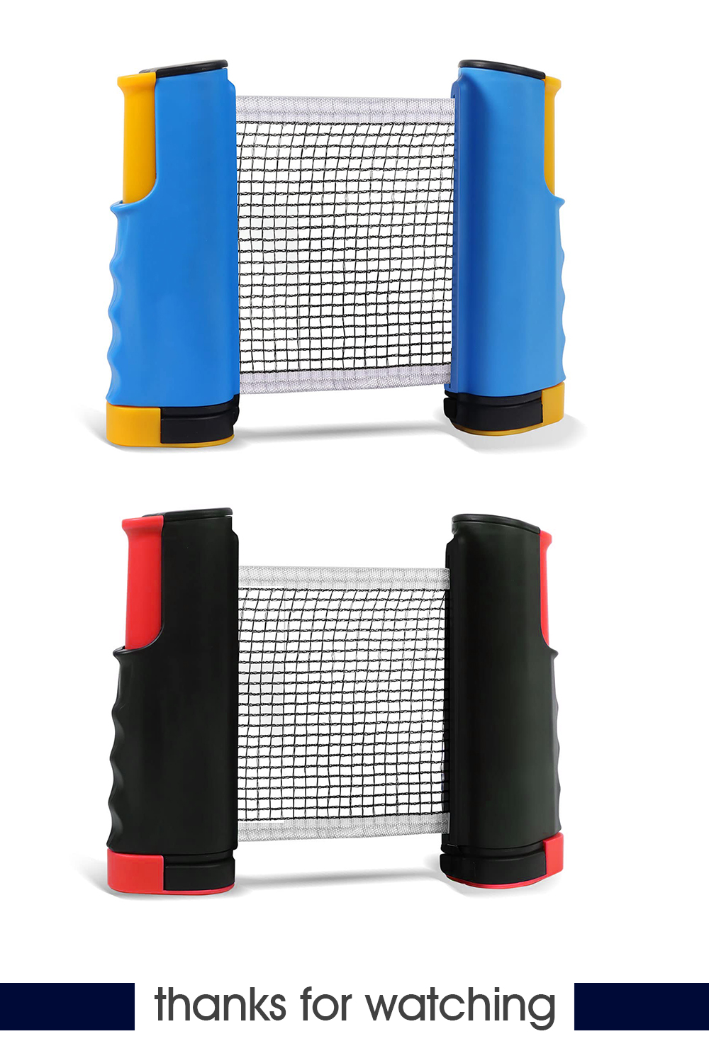 Retractable Table Tennis Net Portable Ping Pong Net Post Exercise ...