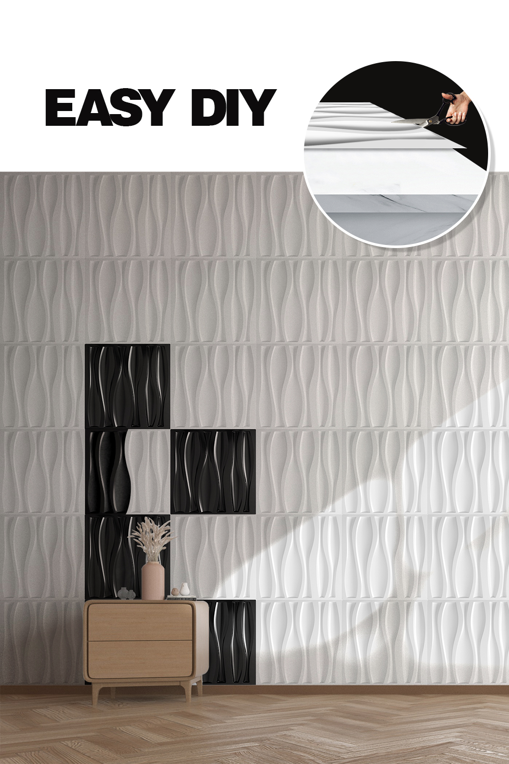 Pvc Wall Panel 3D Design Wallpaper For Room Kitchen Living Room ...