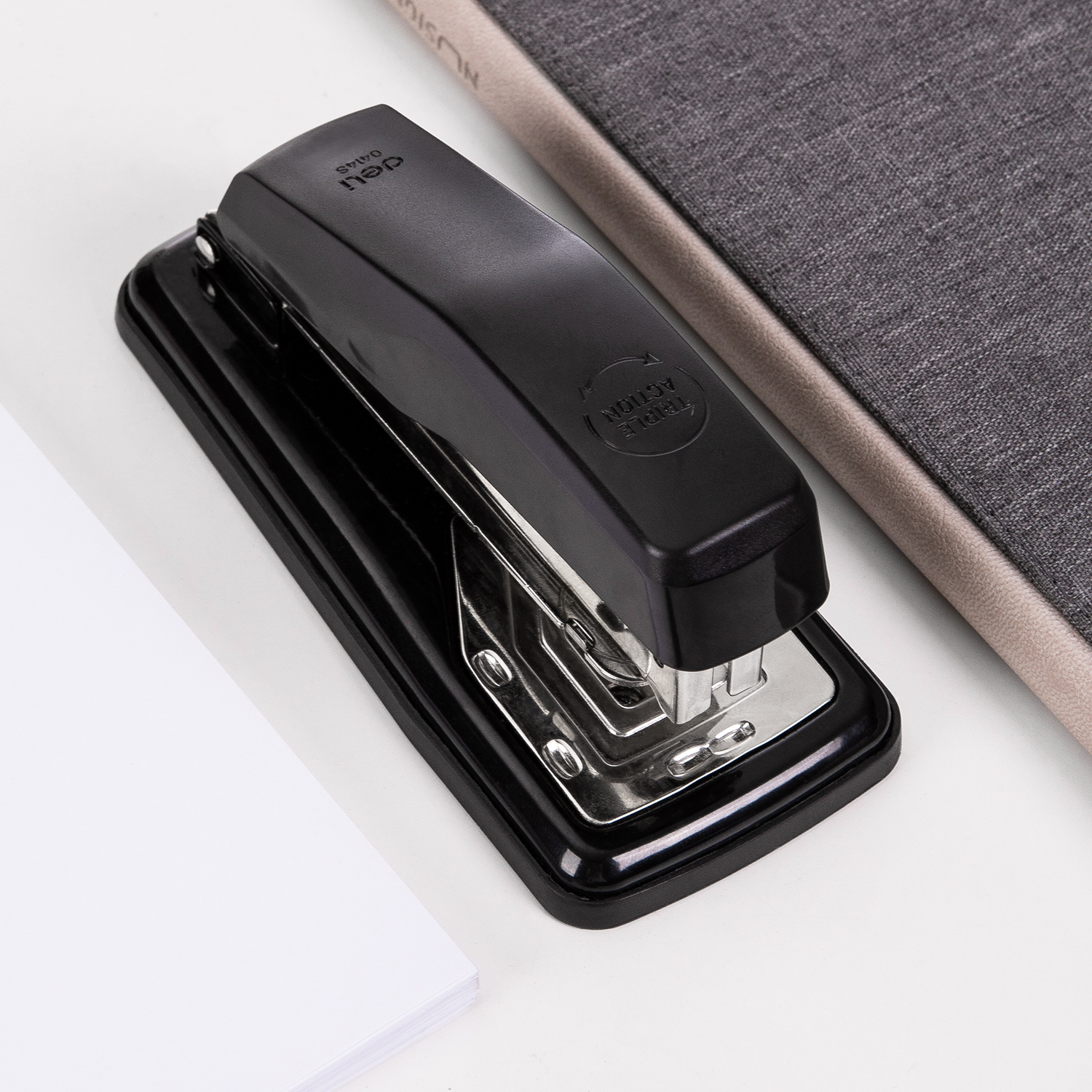 Deli Rotary Stapler Portable Rotation 90° Binding 50 Sheets Labor ...