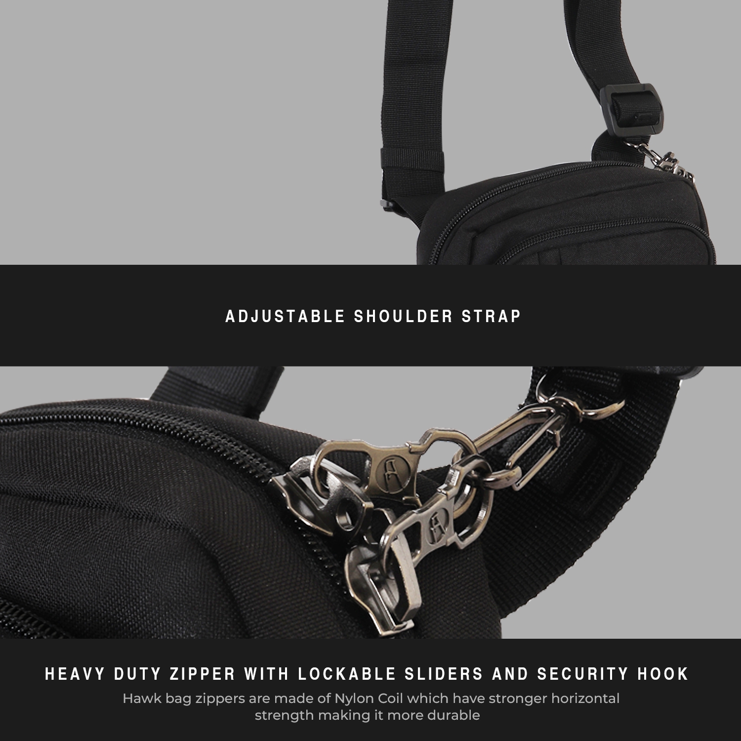Hawk 5830 Sling Bag | Anti-Theft | RFID Protected | Shopee Philippines