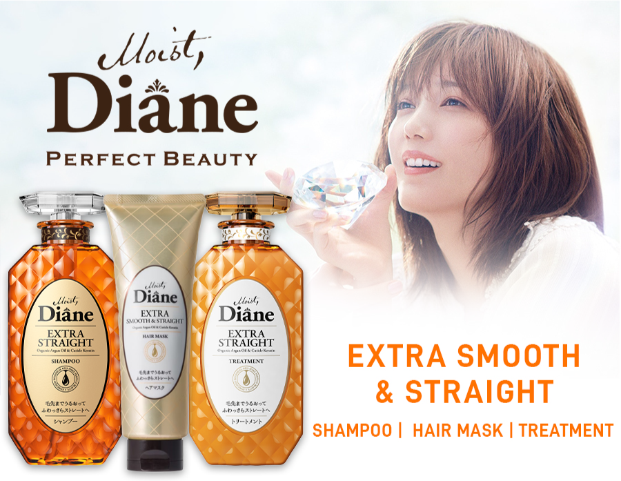 Moist Diane Extra Smooth & Straight Shampoo (450 ML) | Shopee Philippines