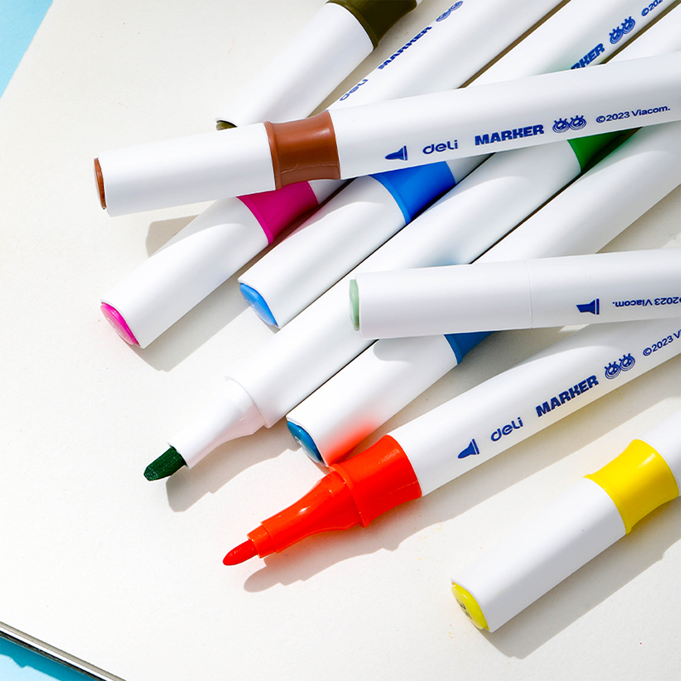 Deli C188 Spongebob Dual Tip Sketch Marker 24/36/48 Colors | Shopee ...