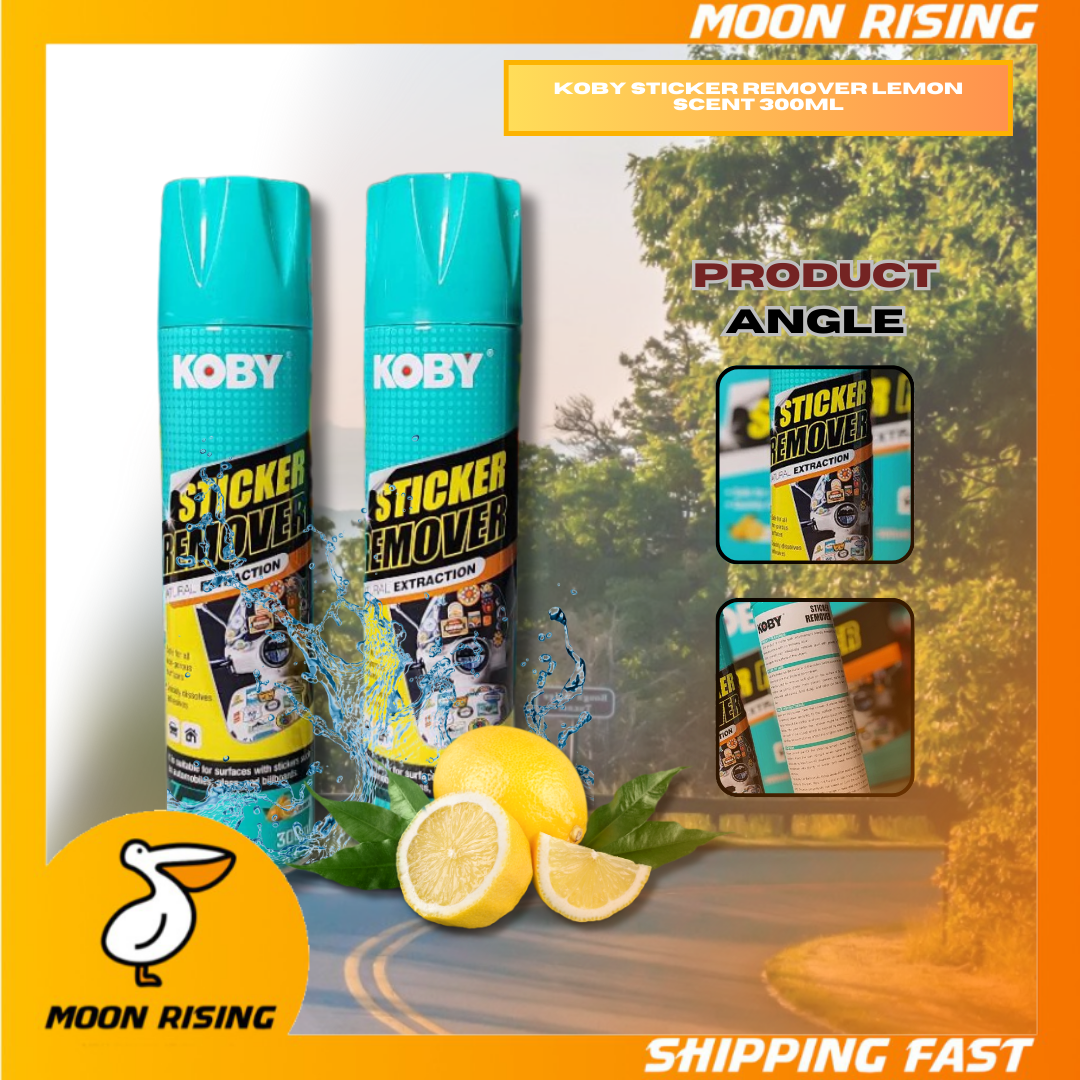 KOBY STICKER REMOVER LEMON SCENT 300ML | Shopee Philippines