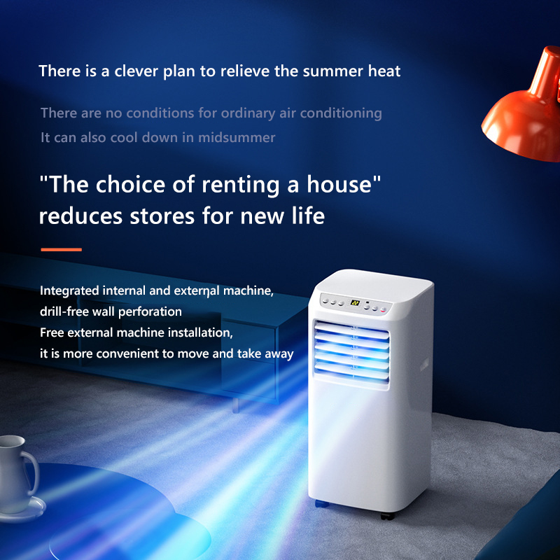 Mobile air conditioner large 1 horsepower fast cooling home compressed ...