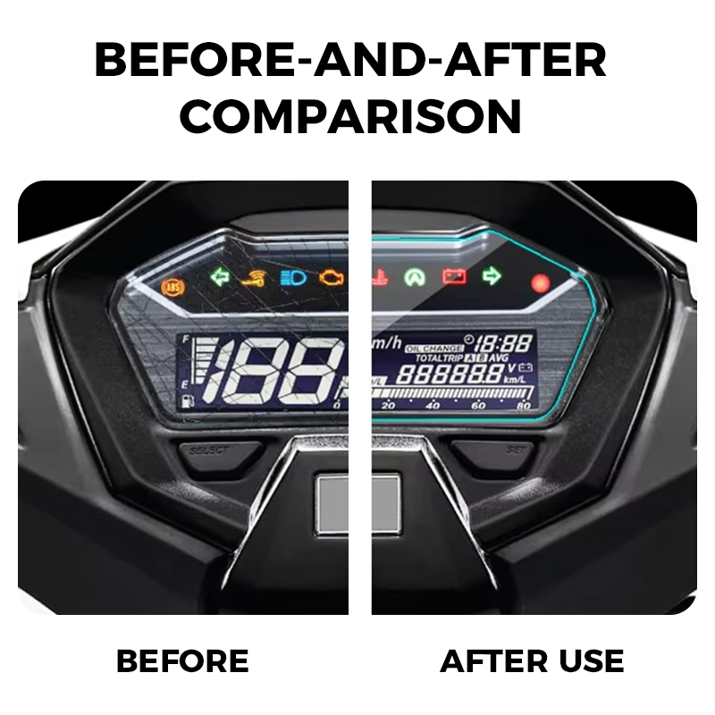 HONDA Click V2 V3 Gauge Screen Protector Waterproof Anti-Scratch Panel ...