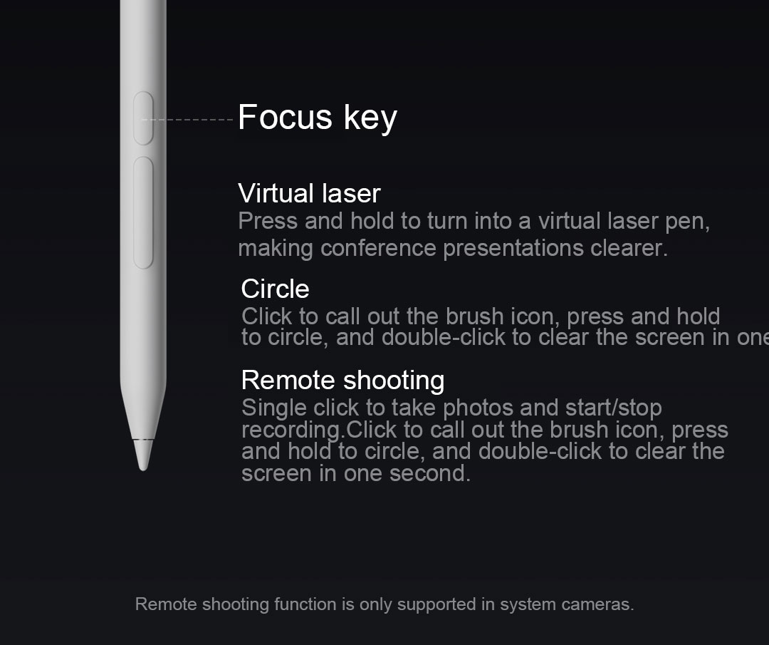 Xiaomi Focus Touch Pen Magnetic Charge 8192-Level Sense Ultra Low ...