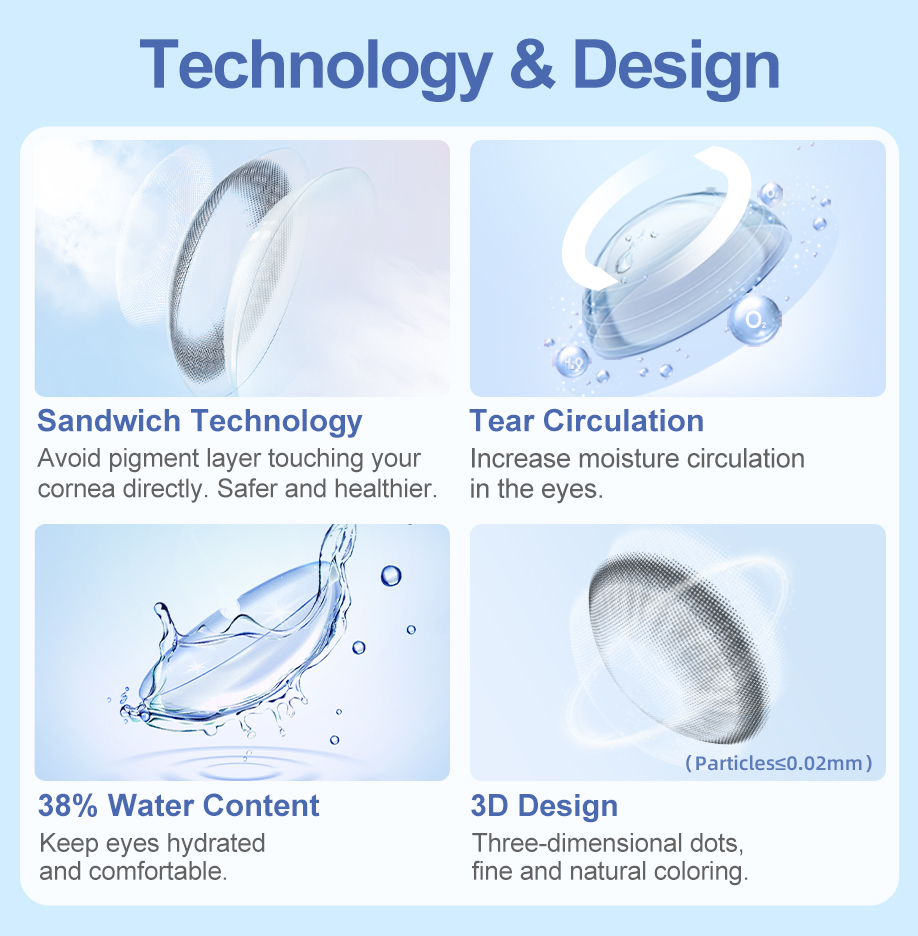 Magister contact lenses OMG Brown Gray Black contact lens with grade ...