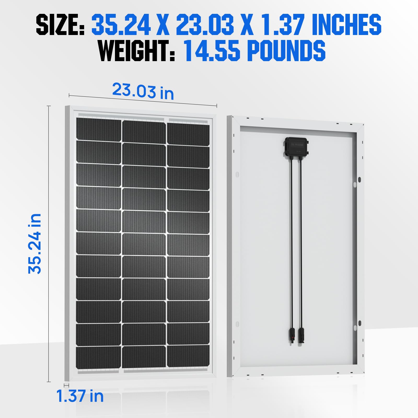 Solar Panel 200Watts Solar Panel Full Power IP65/IP67 Waterproof ...