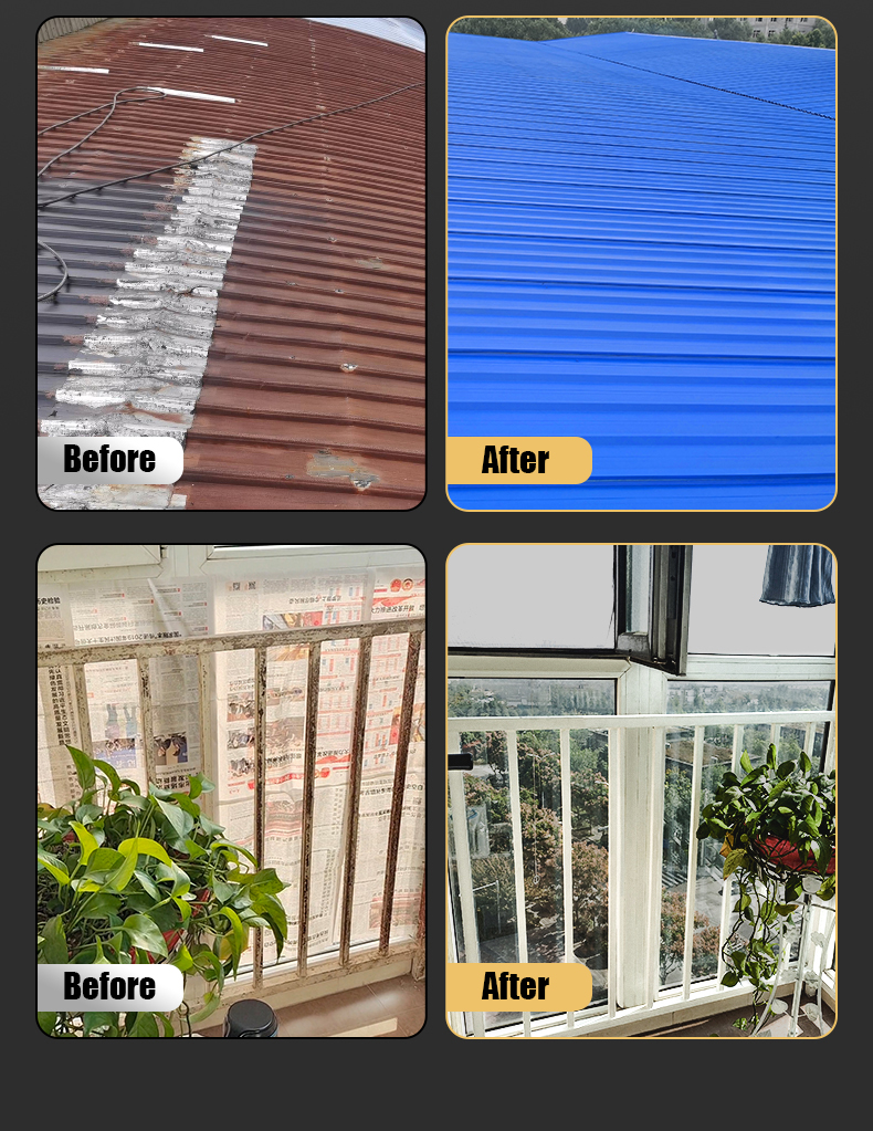 German Rust Paint for Metal Converts Rust Metal Steel Anti-Corrosion ...