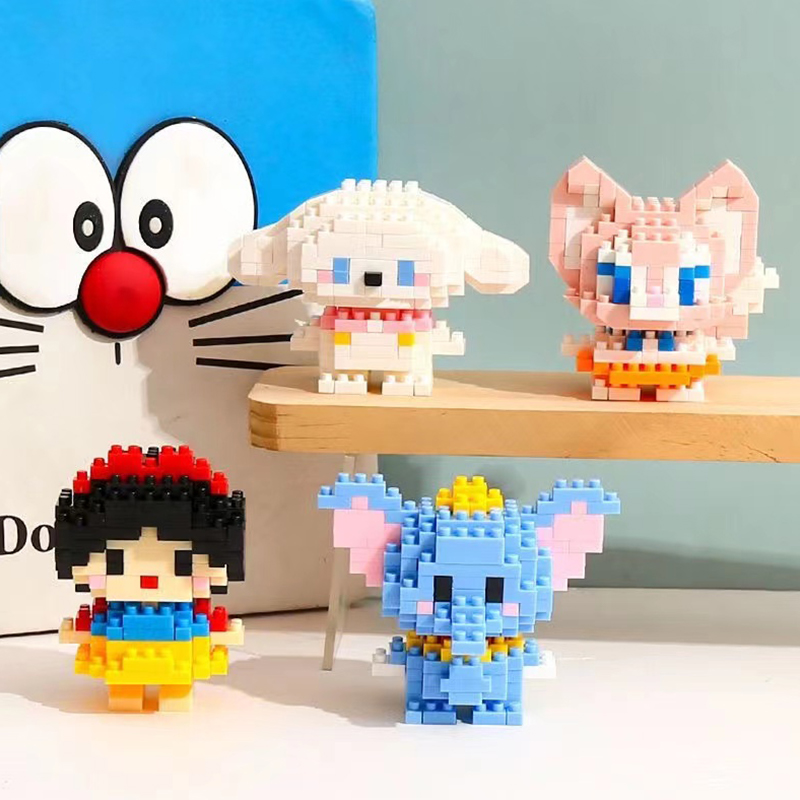【DUZ】Mini Building Block Assembled Small Sanrio Particles Toys For Kid ...