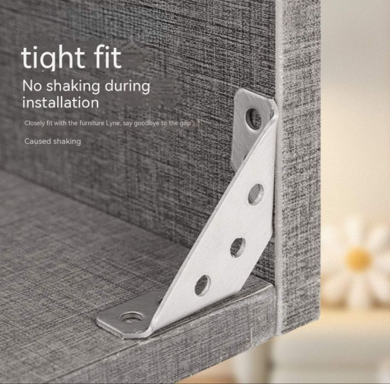 STAINLESS Three-Side Fixed Corner Code Furniture Connecting Corner Code ...