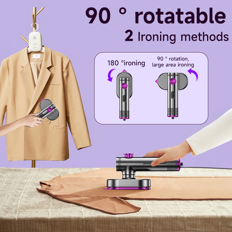 Portable Electric Iron For Clothes Hanging Mini Handheld Iron Steamer ...