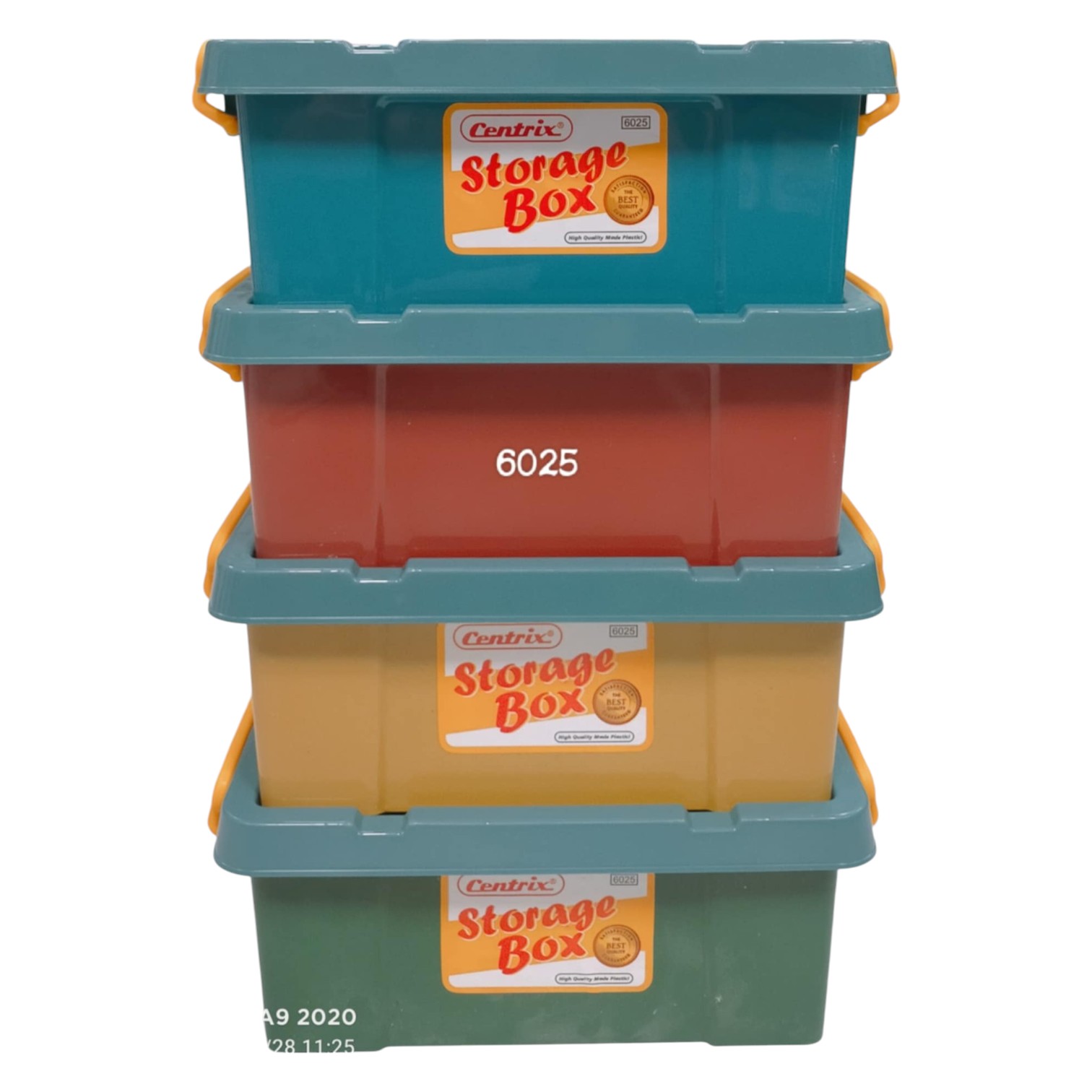 STORAGE BOX #6025 CENTRIX STORAGE BOX WITH SIDE CLIP LID COVER (35 ...