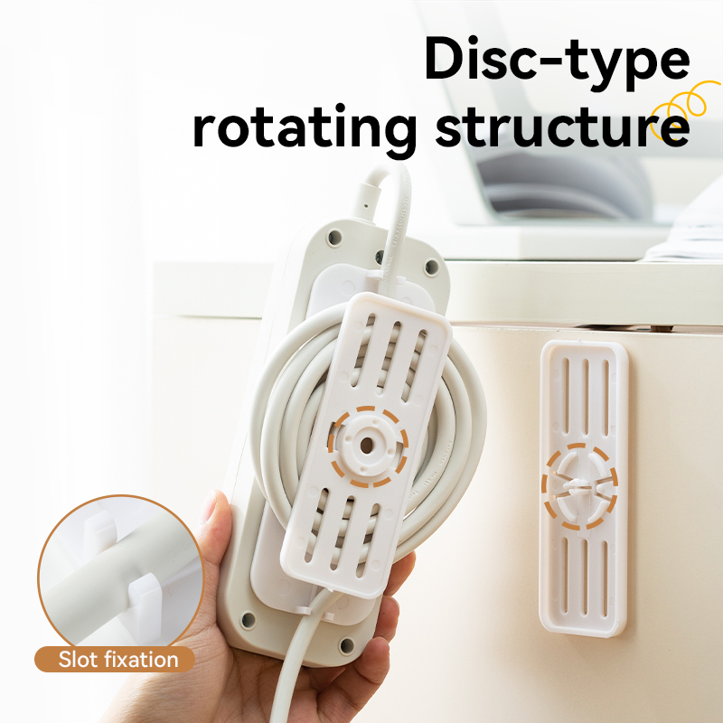 Deli Vusign Socket Holder Cable Organizer Self Adhesive Wall Mounted ...