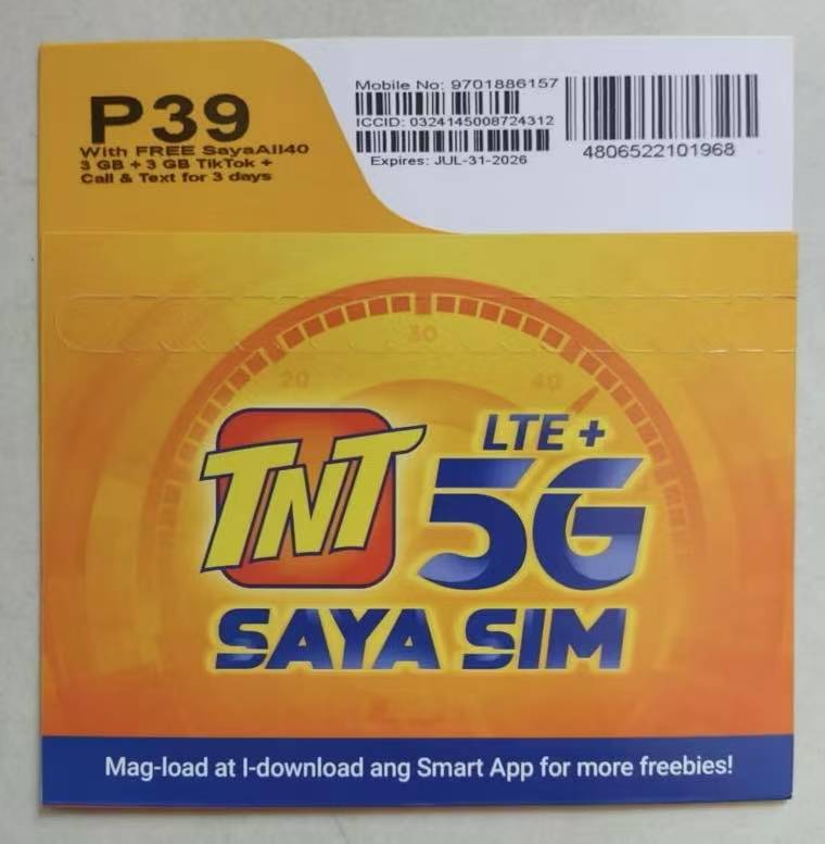 5G SIM CARD GLOBE SMART DITO TM TNT UPGRADE SIM ASSORTED WHOLESALE ...