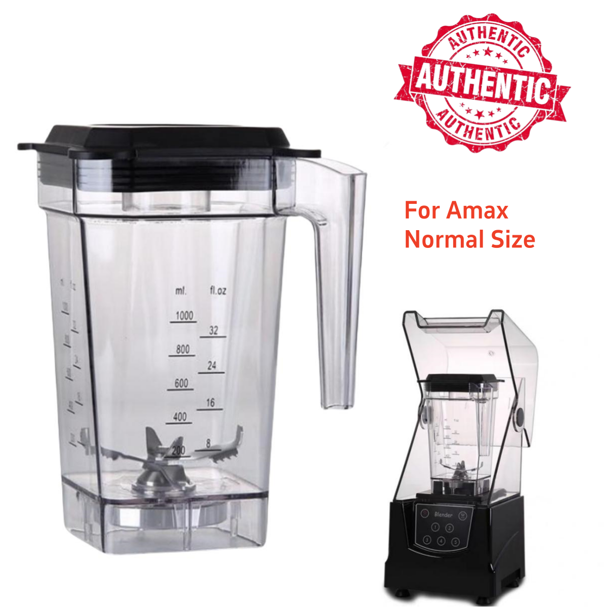 Pitcher and Blade for Amax Ice Blender Normal Size AUTHENTIC | Shopee ...