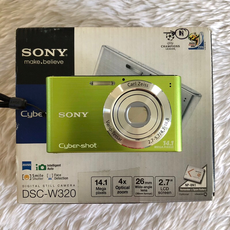 Sony DSC-W320 Cyber-shot Digital Camera - 14.1 MP, 4x Optical Zoom