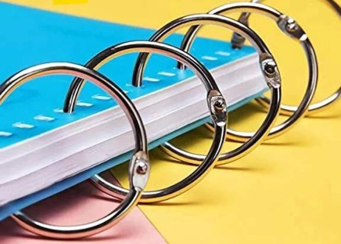 Metal Rings Loose Leaf Binder Rings Nickel Plated Book Metal Rings Key ...