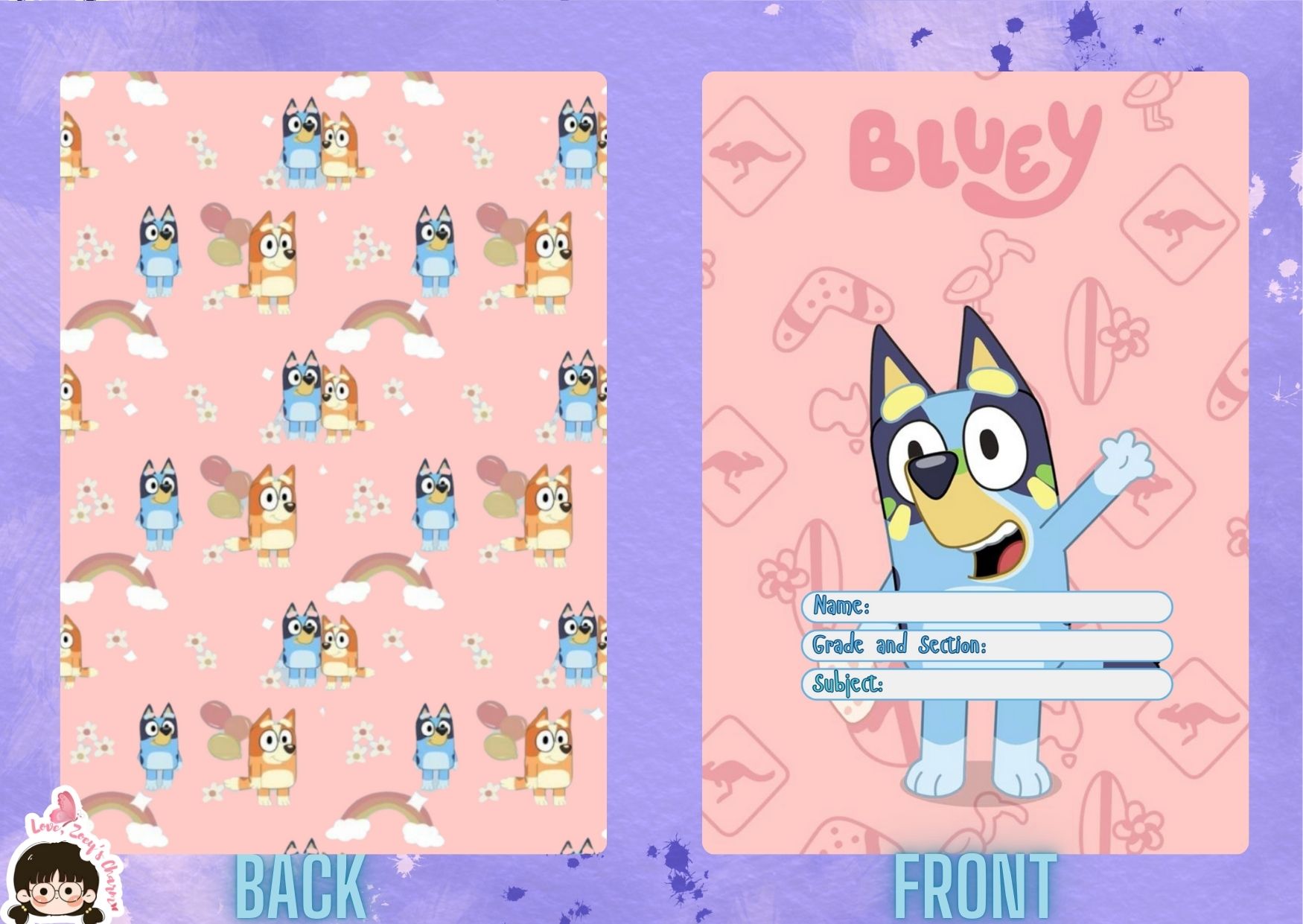 BLUEY NOTEBOOK STAPLED COMPOSITION AND WRITING | Shopee Philippines