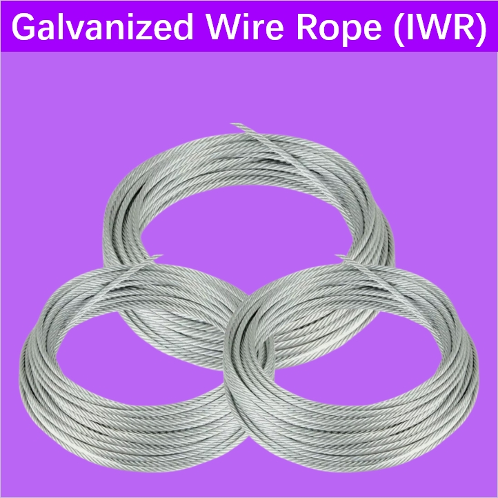 Mago 5-10 Meters 6mm Galvanized Steel Wire Rope 6x19 IWR Iron Core Wire ...