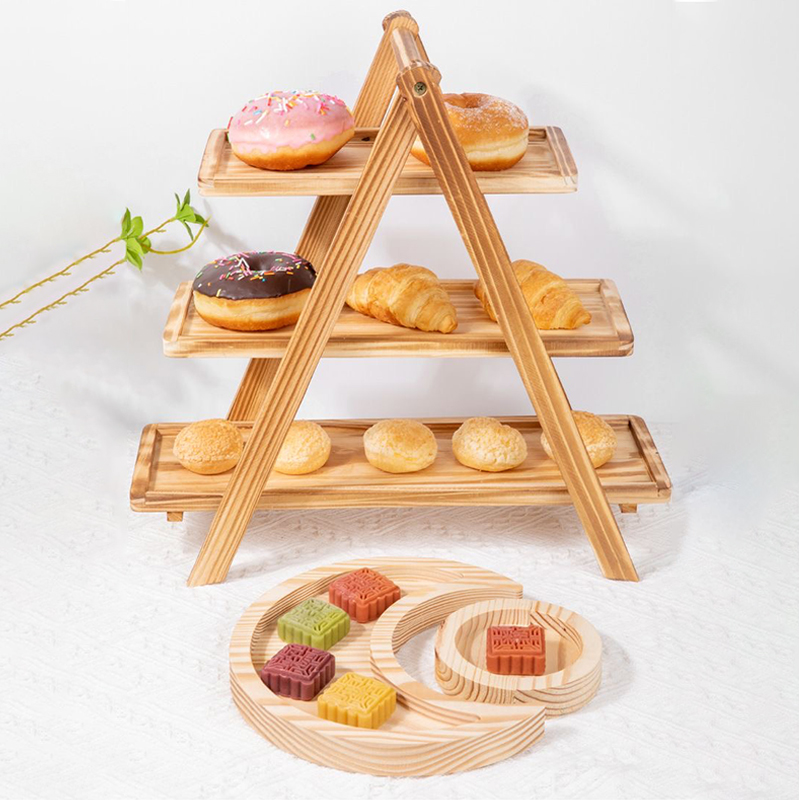 3-Layer Dessert Rack Charcuterie Boards Afternoon Tea Rack Service ...