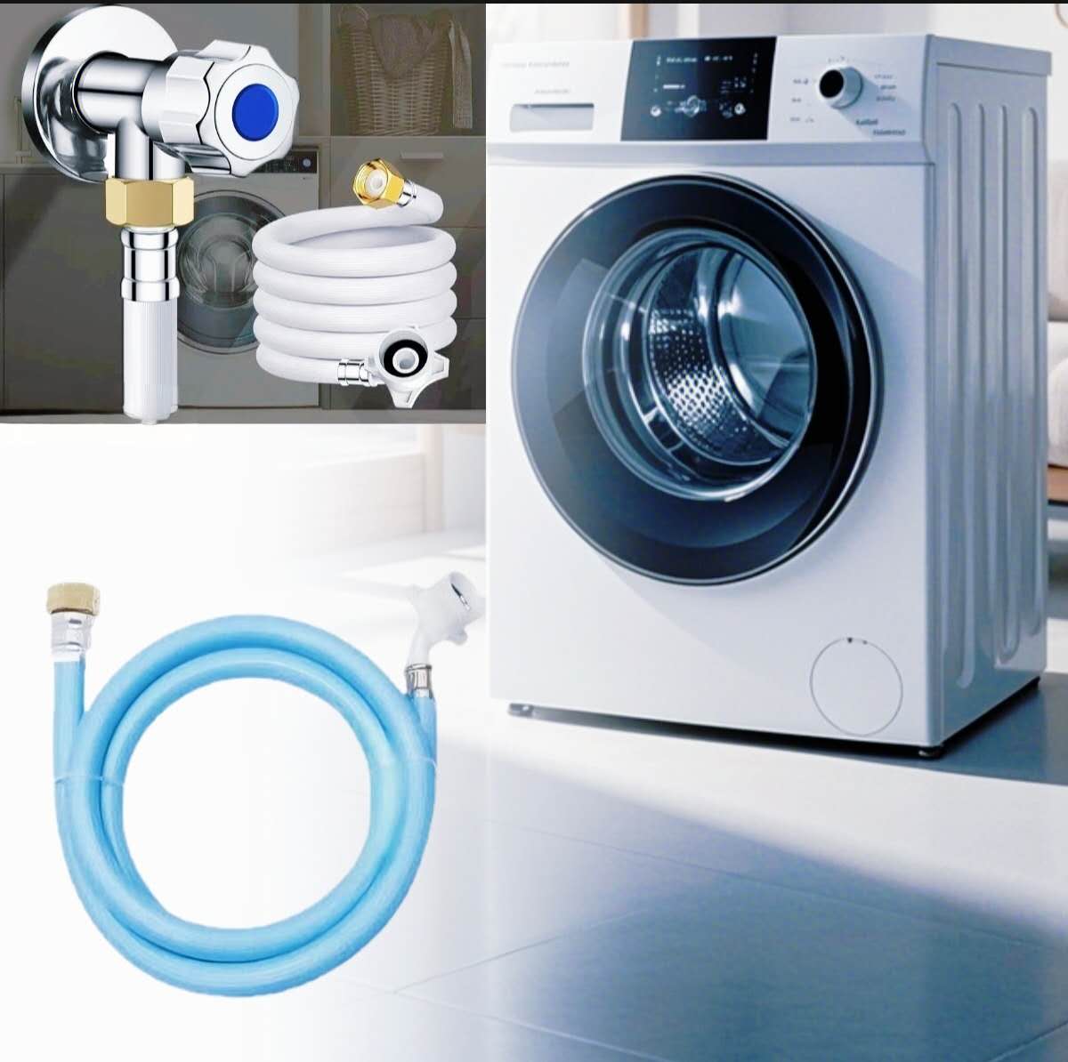 washing machine inlet pipe/copper cap PVC washing machine pipe | Shopee ...
