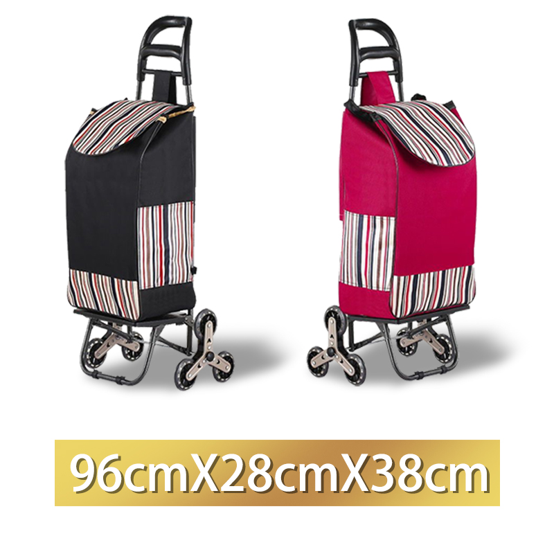 Folding Shopping Cart trollery Grocery Utility Cart Storage Trolley ...
