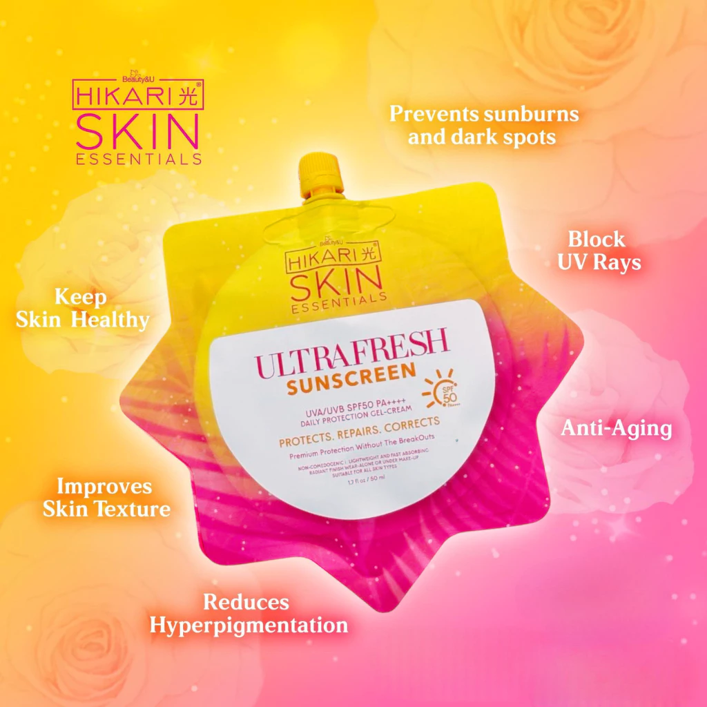 HIKARI Sunscreen Sunblock Cream Ultra White Sun Screen Whitening Skin ...