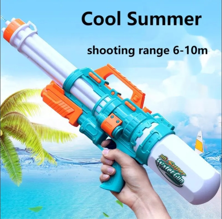 KST Hot Popular Plastic Water Shooting Pistol Gun Outdoor Game Gatling ...