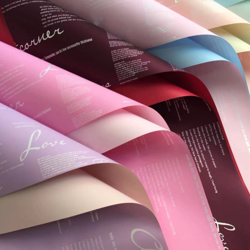 20pcs丨Gift Wrapping Paper High Quality Bouquet Packaging Two-Color ...