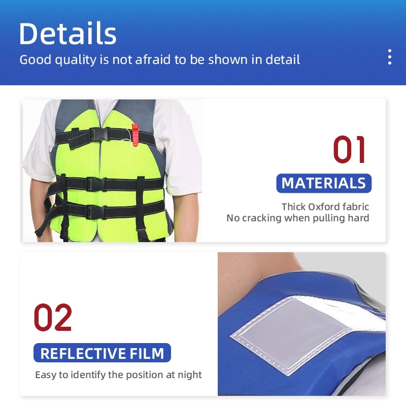 Life Vest Jacket Kids Adults Marine Safety Life Jacket For Outdoor ...