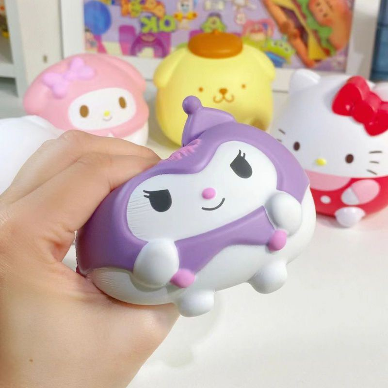 WTH Sanrio Kuromi Cinnamoroll Stress Squishy Decompression toys Anime ...