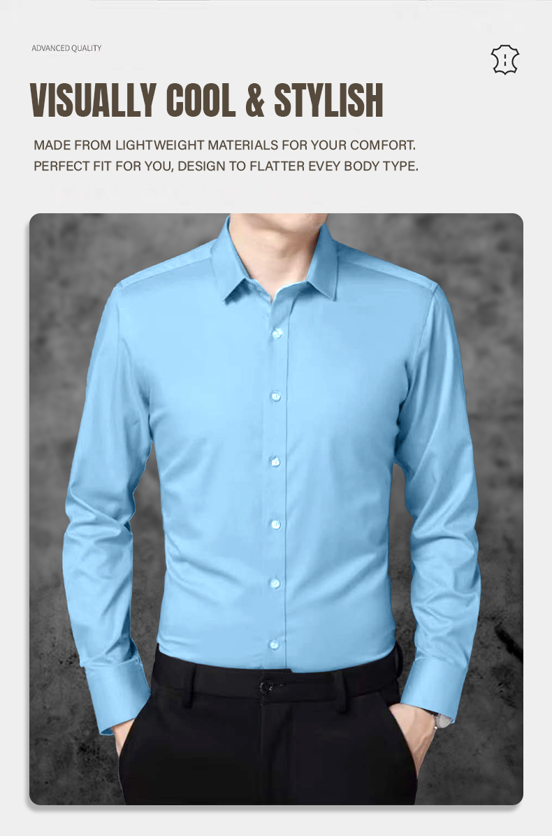TATA High Quality Long Sleeve Purple Polo for Men Button-down Collared ...