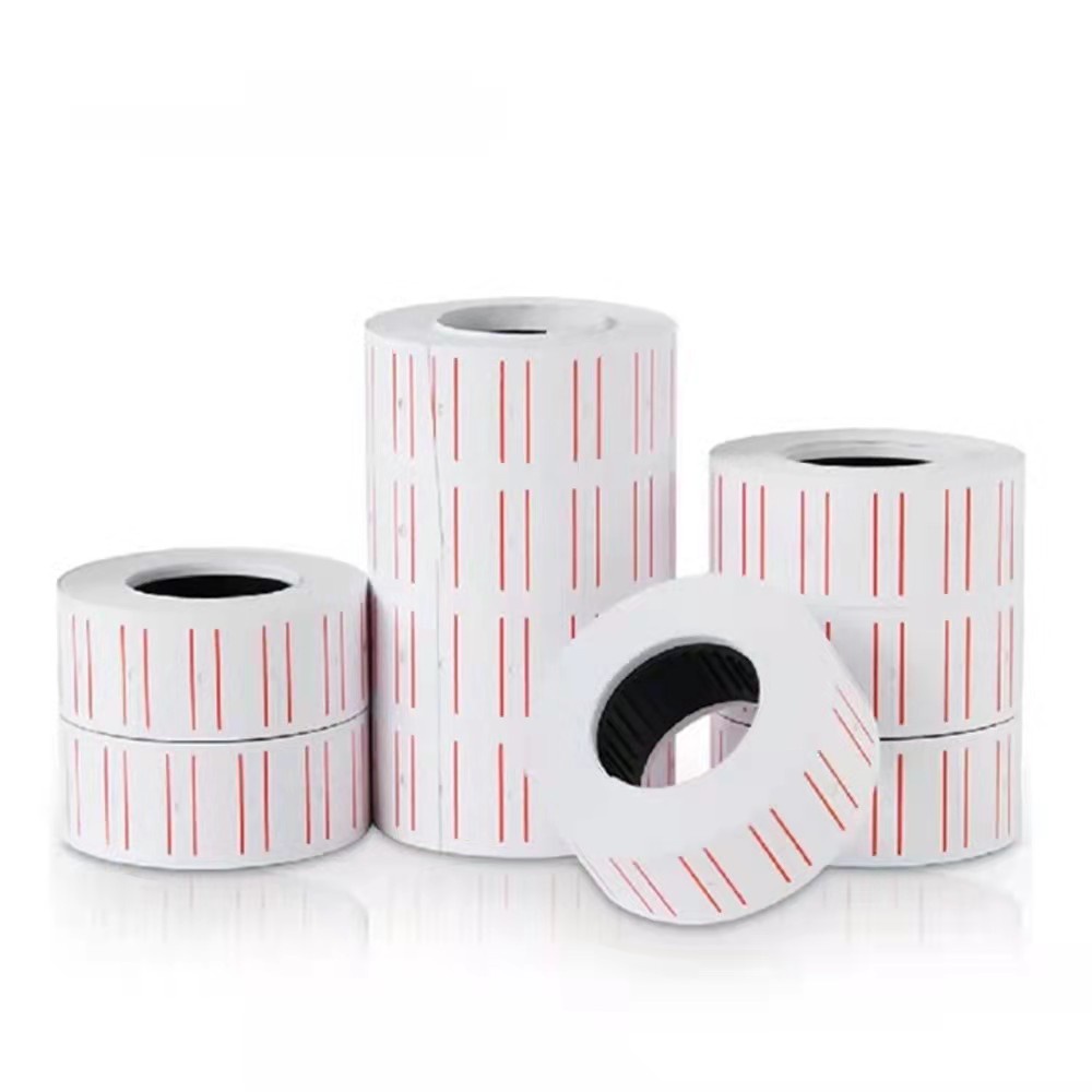 4000pcs Price Tagger Sticker Price Tag Label Sticker Red line 800pcs ...