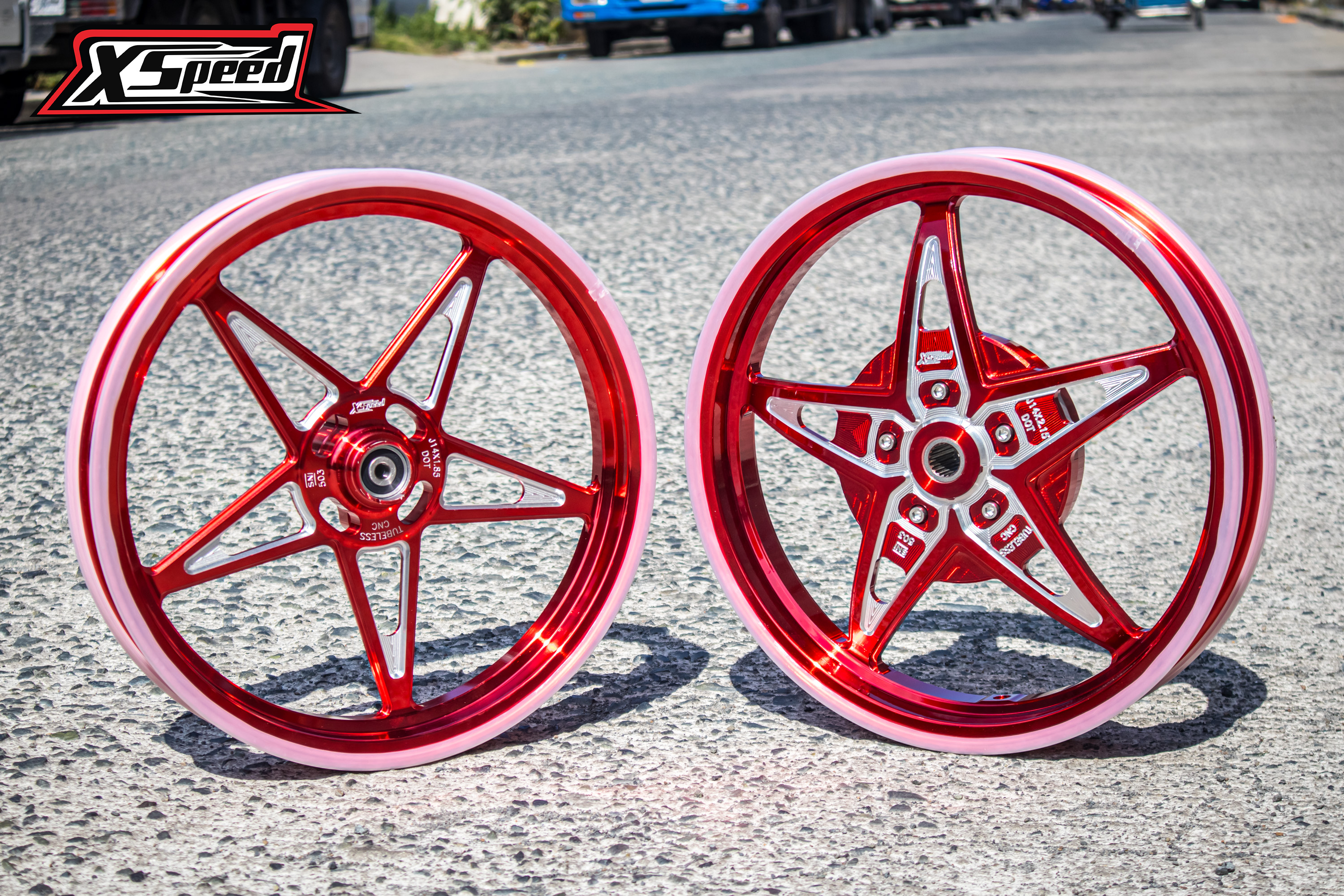 XSpeed Mags X-Star CNC Mags - Yamaha Mio i 125/M3 / Mio Sporty / Mio ...