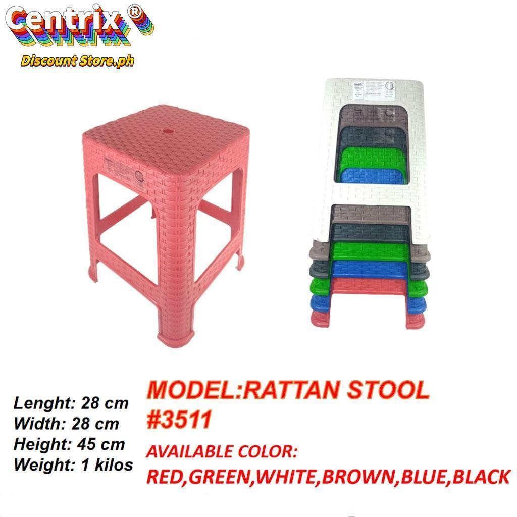Centrix Rattan Design Plastic Stool Chair Folding Chair Available For ...