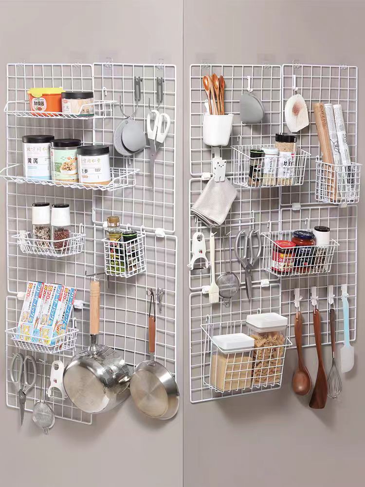 Hanging organizer wire mesh hanging basket hanging sari sari store ...