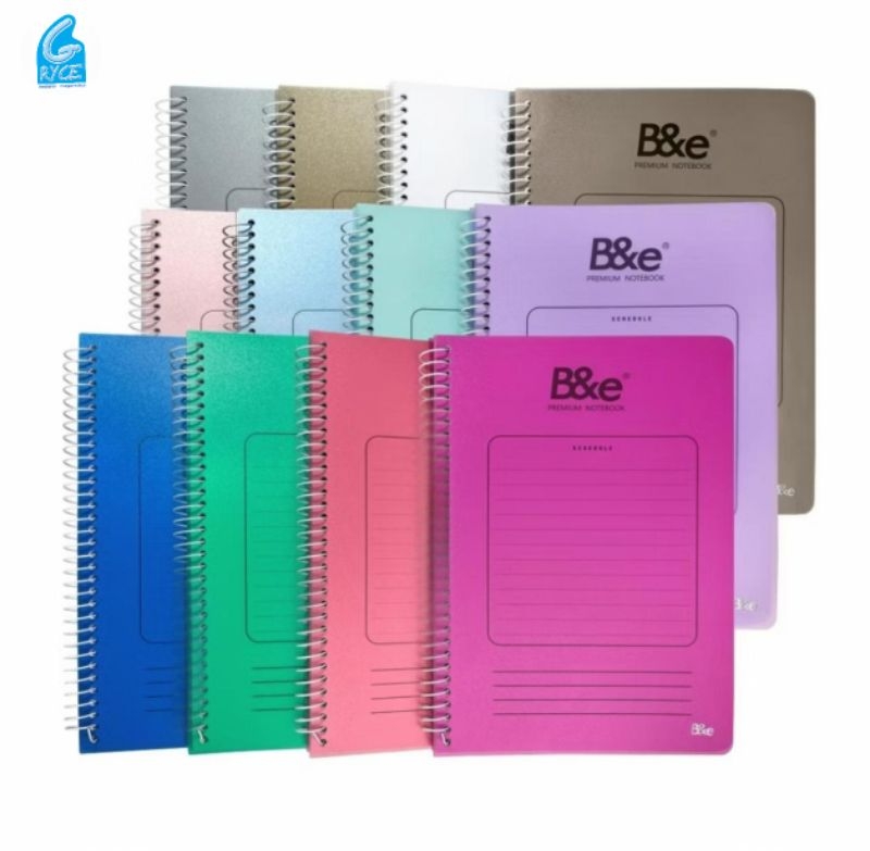 B&e Premium Spiral Notebook- PP Plastic Cover-80 leaves | Shopee ...