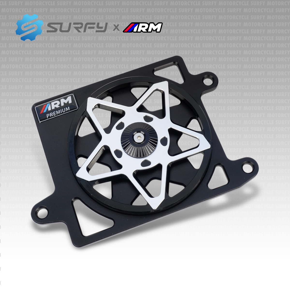 ARM Star Spinner Radiator Cover V3 Metallic Finish Design Full Alloy ...