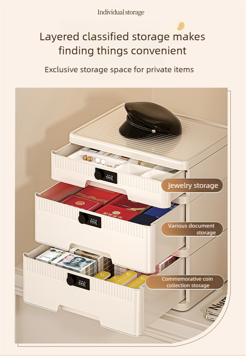 Portable Password Lock Safe Box Household Jewelry Privacy Security ...