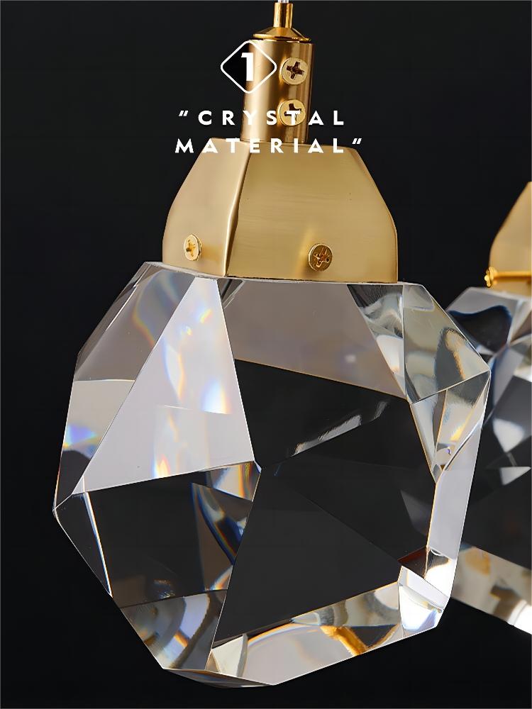 Nordic Bar Counter Crystal Pendant Light Chandelier Light for Living ...