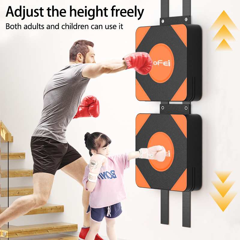 At Home Velcro Boxing Training Pad Boxing Punch Target Wall Punching ...