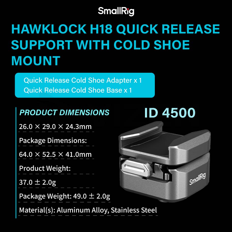 SmallRig HawkLock Quick Release Mount Plate Kit | Shopee Philippines