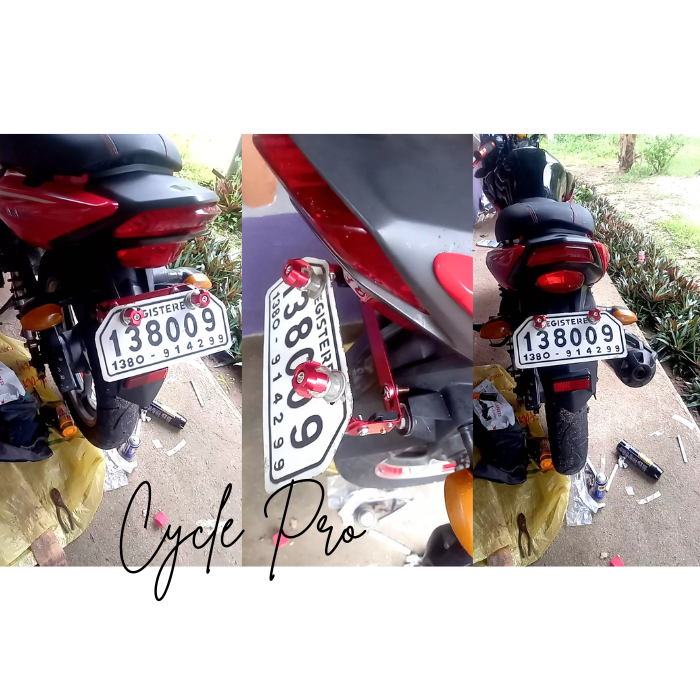 Keeway Cafe Racer 152 Plate Holder Adjustable Full Alloy Motorcycle ...