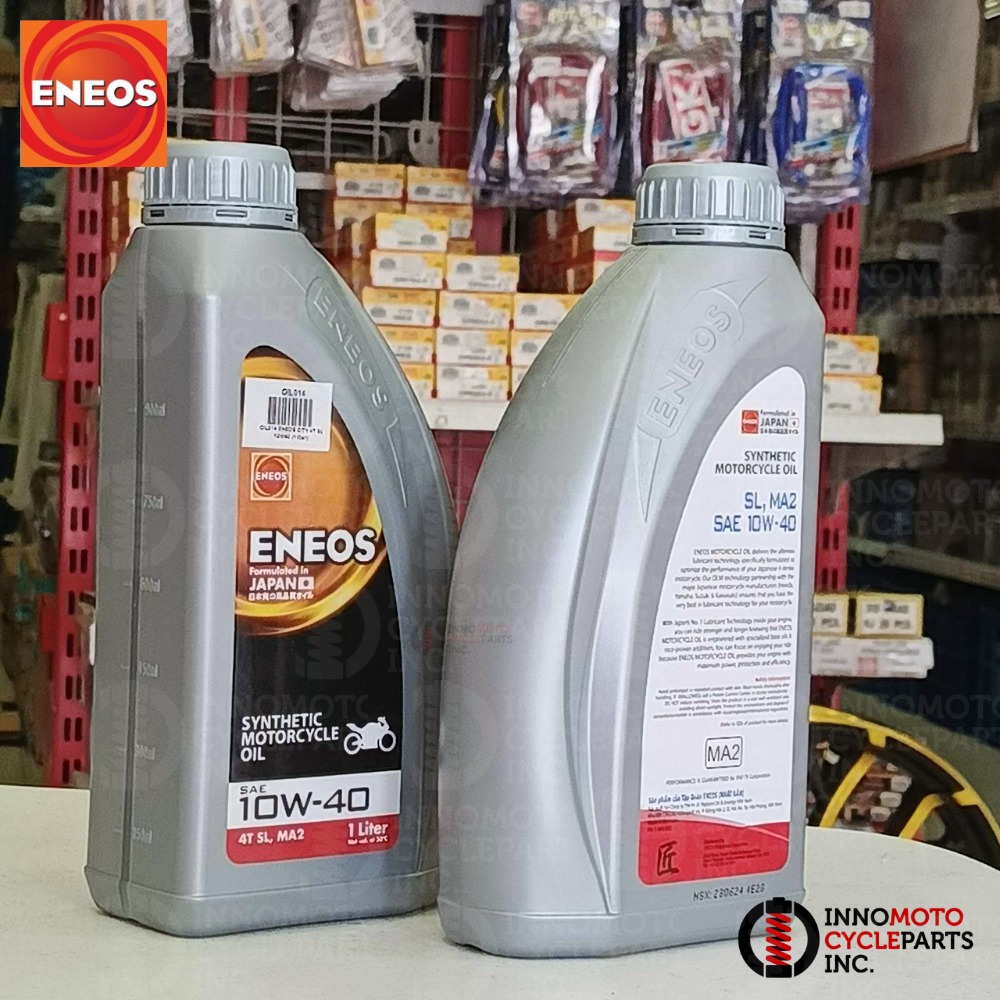 Eneos Motorcycle Oil -Japan 4T SL 10W-40 1 Liter * New Packaging ...