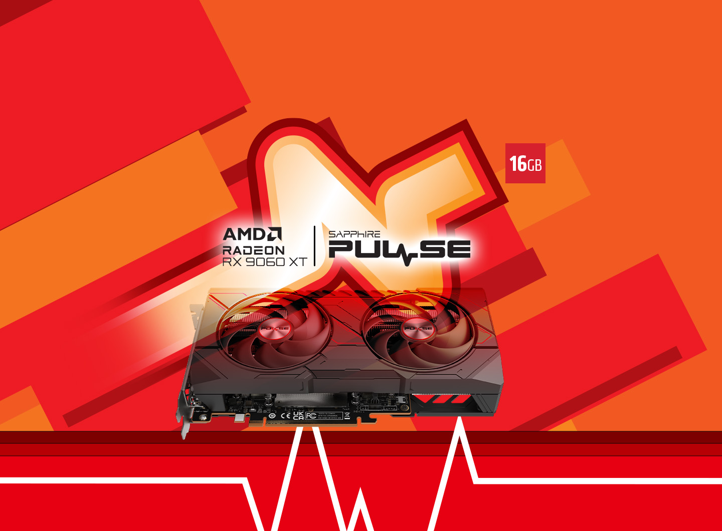 Itw | Sapphire RX 9060 XT 16GB GDDR6 Gaming OC PULSE AMD Radeon Graphic ...